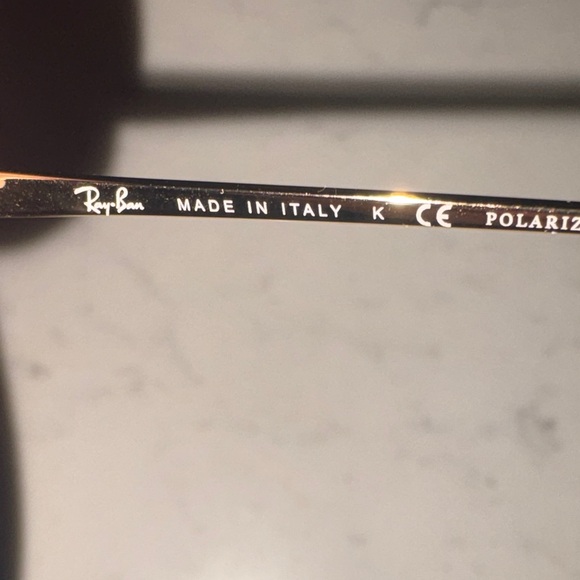 Ray-Ban Matte Black Sunglasses with Brown Case - Picture 2 of 3